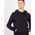 Urban Classics Majica Hoody, črna