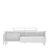 Hanah Home TV Komoda Tvr-511-Dd-1, 150x53x40 cm, Bela