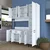 Hanah Home Komoda 160x198,6x40cm Bela