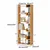 HANAH HOME Polica za knjige Palermo Natural White