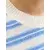 Jack & Jones Junior Pulover modra/svetlo modra/bela