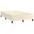Vidaxl Box spring postelja z vzmetnico krem 120x200 cm umetno usnje