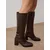 Trendyol Shoes Ženske čizme Takaw26Cz00007, Braon