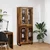 Highboard 2 pcs Staro drvo Inženjerska drva i staklo