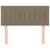 Vidaxl Posteljno vzglavje taupe 80x5x78/88 cm blago