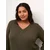 KAFFE CURVE Bluza Ami temno zelena