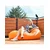 Bean bag hruško oranžna EMI