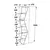 Hanah Home Polica za kuću Arrow, 31,8x165x31,8 cm, Boje hrasta