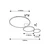 Rabalux Plafonjera Formand, LED 38W, 1100lm, 3000K, 115cm, Crna