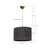 Opviq Luster YL243, 20cm, 30 cm, E27, 60 cm Kabl, Tamnosivi