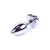Plug Jewelry Silver Heart - Purple