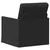vidaXL Enosobna sofa Črna 70 x 81 x 82 cm Blago