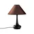 Opviq Stona lampa Luna-15252, 50x50x63 cm, IP20, Braon-crna