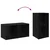Set TV komoda Zidne 2 pcs Crni hrast 37 x 35 x 72 cm