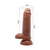 BAILE Realistični vibrator Beautiful Maddox, 13 cm, Boja kože