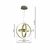 LED kristalni luster na sajli SIRIUS LED/80W/230V