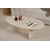 Nordure Klub sto Orba, 120x40x65 cm, Krem