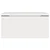 vidaXL Stenska nočna omarica s predalom 2 pcs Bela 37 x 35 x 18,5 cm