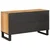 TV ormar s pohranom Smeđa 80 x 33 x 46 cm Čvrsto drvo manga