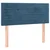 Box spring krevet s madracem tamnoplavi 100x200 cm baršunasti