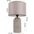 Opviq Stona lampa YL747, 30x20x50 cm, Siva