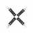 Cross Buckle lisice za ruke i noge C81029-1