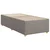Vidaxl Box spring postelja z vzmetnico taupe 80x200 cm blago