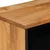 TV ormar s pohranom Prirodna 80 x 33 x 46 cm Čvrsto drvo manga
