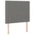 Vidaxl Box spring postelja z vzmetnico temno siva 80x200 cm blago