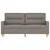 Vidaxl Dvosed taupe 140 cm blago