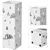 MODERNHOME Stalak za kisobrane Modern white