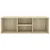 Klupa za cipele boja hrasta 105 x 35 x 35 cm konstruirano drvo