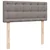 Vidaxl Box spring postelja z vzmetnico taupe 120x200 cm blago