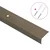 Vidaxl Robniki za stopnice 30 pcs Rjava 67 cm Aluminij