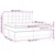 vidaXL Box spring postelja z vzmetnico LED krem 200x200 cm blago, (20851638)
