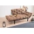 ATELIER DEL SOFA Sofa dvosed Nitta Light Brown