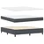 Vidaxl LED Box Spring Postelja Temno siva in bela 180 x 200 cm