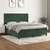 Vidaxl Box spring postelja z vzmetnico temno zelena 180x200 cm žamet