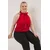 Trendyol Curve Ženska bluza Tbbss25Af00007, Crvena