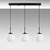 Opviq Luster Orbital-20-14051, 87x20x120cm, IP20, Crno-beli