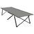 Sklopivi kamperski krevet 2 pcs Siva 206 x 76 x 74 cm