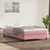Vidaxl Box spring postelja brez vzmetnico roza 120x210 cm žamet
