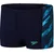 Speedo hyperboom panel aquashort boy true navy/harlequin green/picton