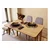 HANAH HOME Vina Mini 03 0701 Oak Soho Grey (Produžni set trpezarijskih stolova i stolica (6 komada))