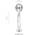 Opviq Spoljna lampa BSU-68080-BSY-M4-B, 100 cm, Podna, IP65, E27, 60W, Crna