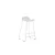 Venture Design Barski stol Wave 42x50x87 cm, bela