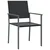 3-dijelni vrtni blagovaonski set od poliratana i čelika