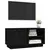 TV ormarić Crna 80 x 35 x 40,5 cm od masivne borovine