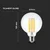 LED sijalica FILAMENT G95 E27/6W/230V 3000K