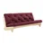 Raztegljiv kavč Karup Design Fresh Natural Clear/Bordeaux